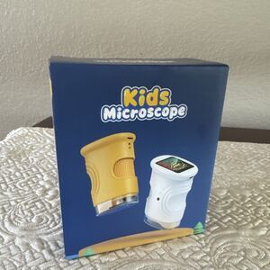 4K 1000X Digital Microscope for Kids, Handheld Mini Microscope 2.0" IPS Screen